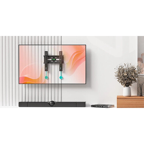 Onkron support TV mural fixe - Noir