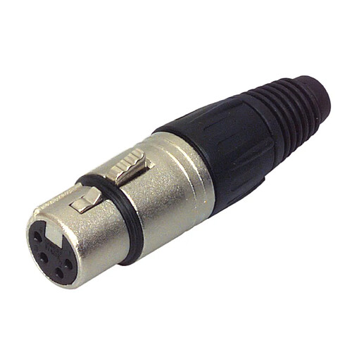 Neutrik connecteur NC4FX - métal argent
