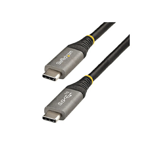 Startech.com Câble USB-C vers USB-C - Gris noir