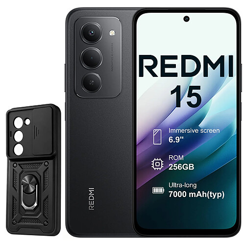 Xiaomi Redmi 15 8Go/256Go - Noir
