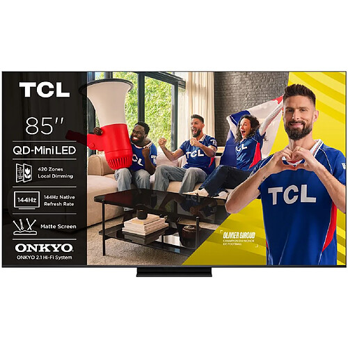 TV LED Tcl QD-Mini LED 85C69K PRO 215 cm 2026