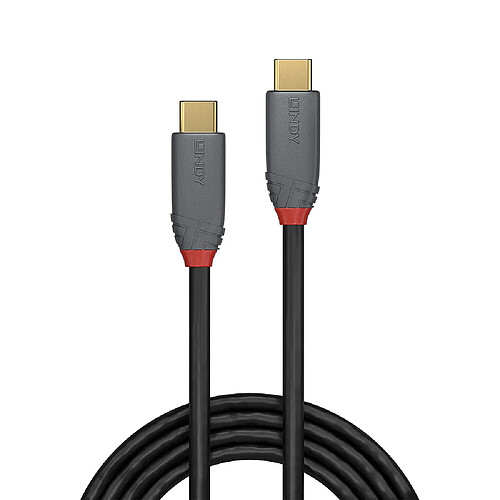 Lindy Câble USB-C vers USB-C – Noir