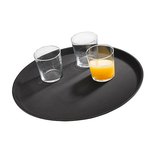 Aps Plateau de service rond - Noir