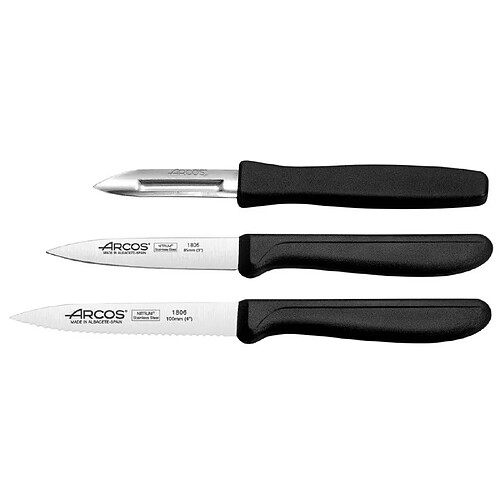 Arcos coffret couteaux d’office 3 pcs