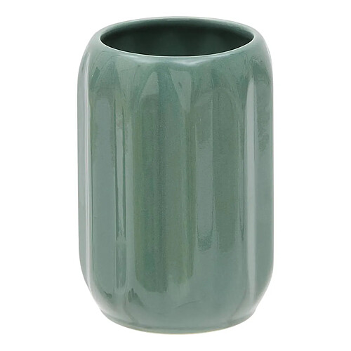 Five Simply Smart Pot à Brosse à Dents en Grès Suny Colorama 12cm Vert Ficus