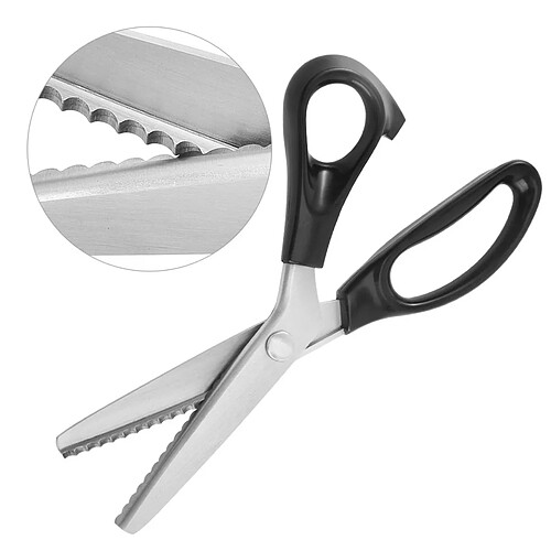 INF Ciseaux Cranteurs Triangulaires 5mm - Ciseaux Zig Zag pour Tissus