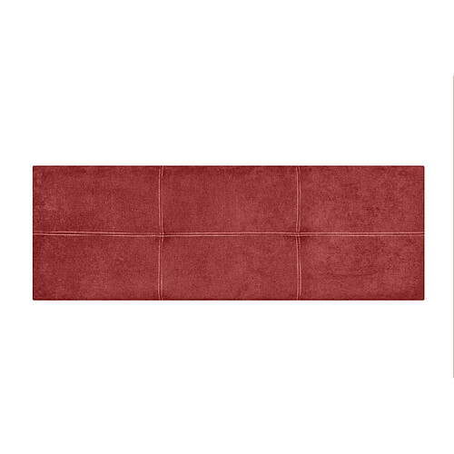 Matris Tête De Lit Dalia En Tissu Nid Rouge 100
