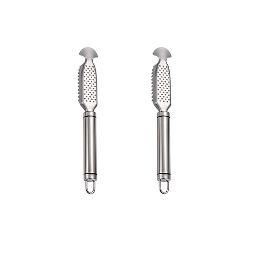 INF Décailleuse à poisson à double poignée (lot de 2) – Acier inoxydable, poignées à double li
