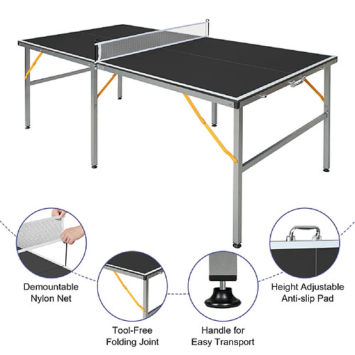 ByteLike Table ping-pong pliante