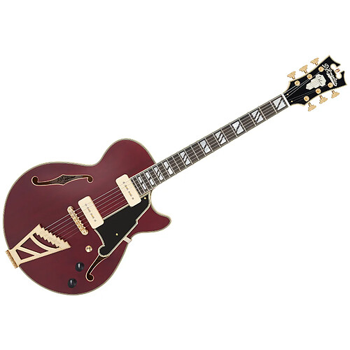 Deluxe SS Satin Trans Wine D'Angelico