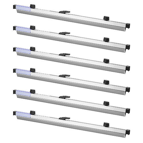 VEVOR LTJ2406 - 610 mm - Silver - Lot de 6