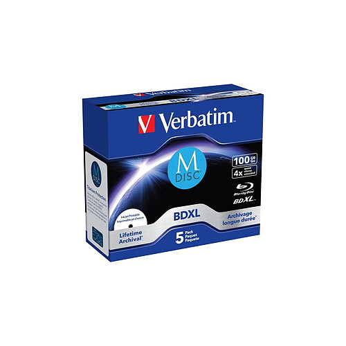 Verbatim Blu-ray vierge 43834 - 5 unités