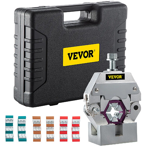 VEVOR 71550 - Outil de sertissage manuel 4 matrices - Aluminium - Mallette