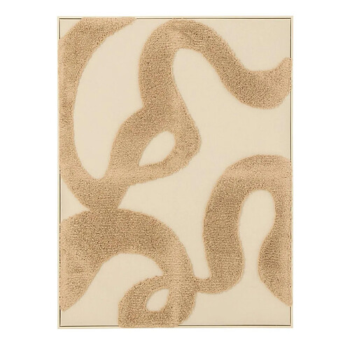 Paris Prix Tableau Déco Tufté 80x100cm Beige & Marron
