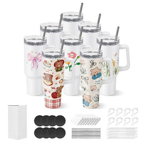 VEVOR G8JMITWI - Blanc uni multicolore / 1183 mL