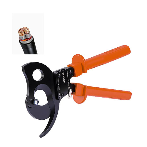 VEVOR VC-60A - 500 mm² / 1000 MCM - Poignées PVC - Lames acier à ressort