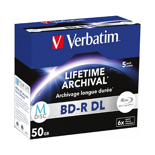 Verbatim M-Disc Blu-ray - Lot de 5
