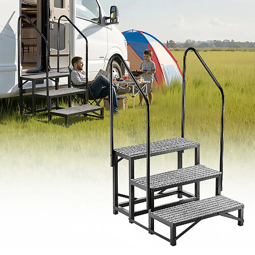 VEVOR HXTJSFT-3 - 3 marches - 300 kg - Noir