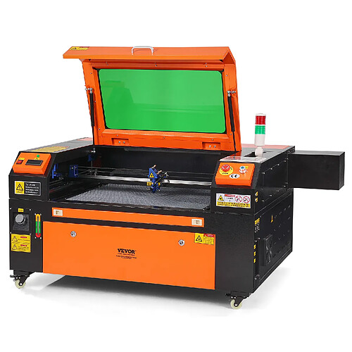 VEVOR KH7050 - Graveur laser CO2 80 W - 500 x 700 mm - Vitesse 0-500 mm/s - Découpe 15 mm