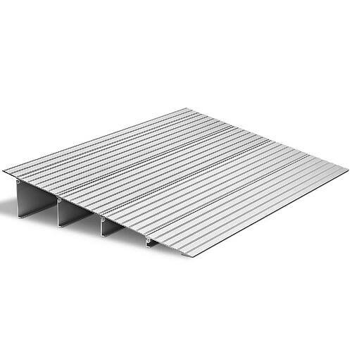 VEVOR GRBRV0 - Rampe de seuil aluminium 115 mm 363 kg - Lot de 4