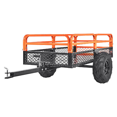VEVOR TC4268 - Noir/Orange - 0,4 m³ - Capacité 680 kg
