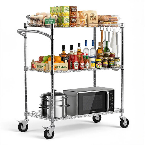 VEVOR LX-C9395 - Argent - 89x45,3x104 cm - 300 kg