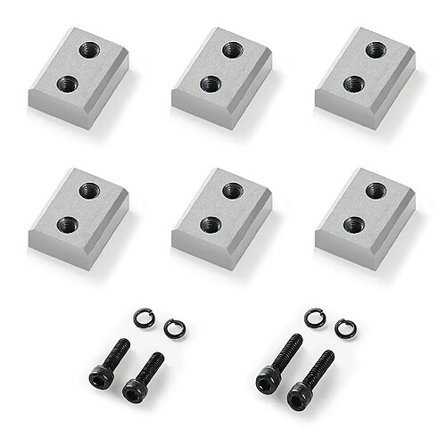VEVOR RC-32X - 32 mm n°10 - Lot de 6 - Acier Cr12MoV - Double face - Alésage 18 mm - Épaisseur 15 mm.
