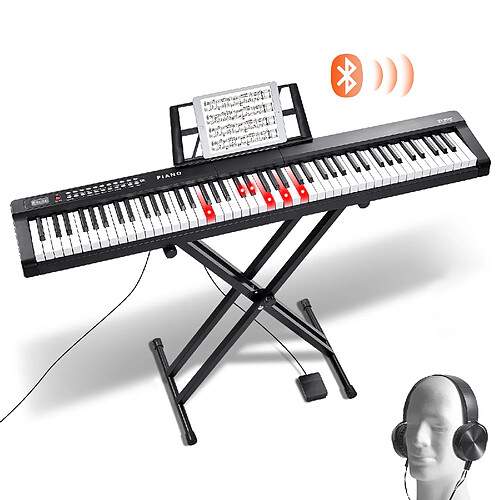 VEVOR BD-881D - Clavier piano numérique 88 touches semi-lestées