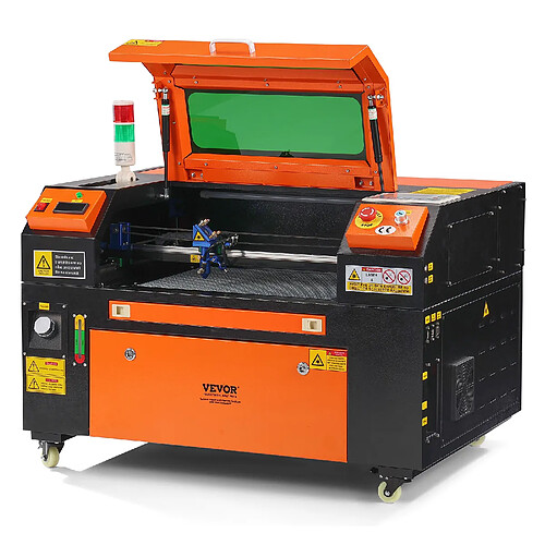 VEVOR KH5030 - Graveur laser CO2 50 W - 300 x 500 mm - 0-500 mm/s