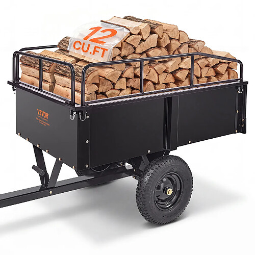 VEVOR BTC002C - Noir / 0,4 m³ - 340 kg