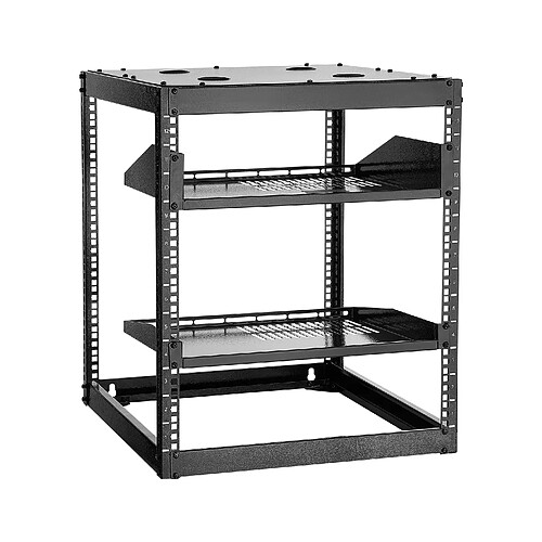 VEVOR SPT-504-12A - 12U - Profondeur 585 mm - Acier Q235 - Autoportant/mural