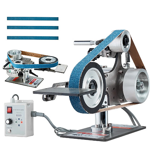 VEVOR JLD10-7 - Ponceuse à bande 762 x 25,4 mm - 550 W