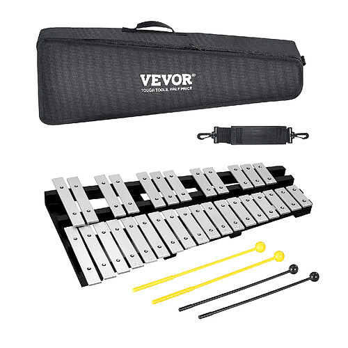 VEVOR KS-30 - 30 notes G5-C8 - Sac Oxford 1200D - 4 maillets - Base bois pliable