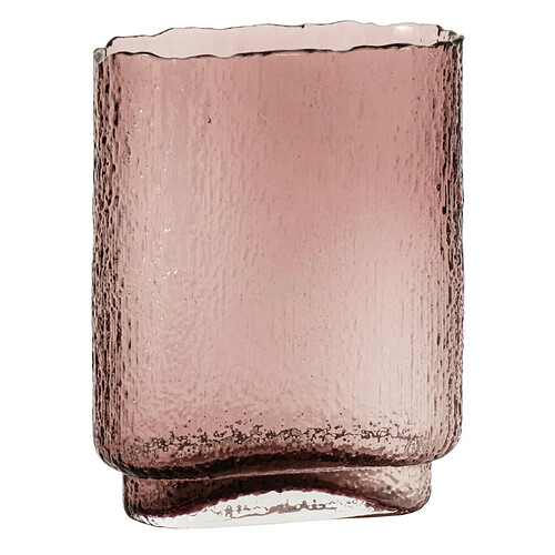 Paris Prix Vase Design en Verre Kyoto 25cm Bordeaux