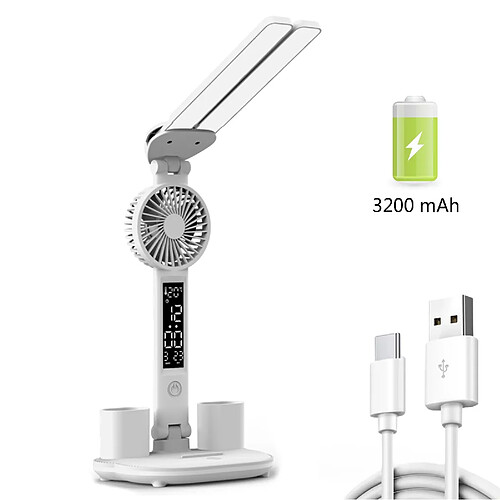 ByteLike Lampe LED ventilateur pliable