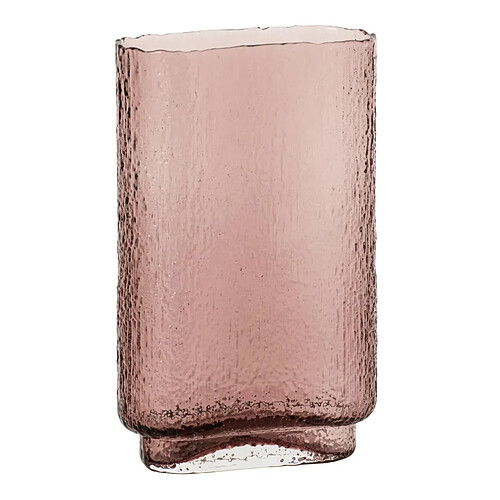 Paris Prix Vase Design en Verre Kyoto 31cm Bordeaux