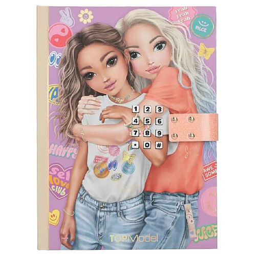 TOPModel Journal à code secret avec son Girl Power