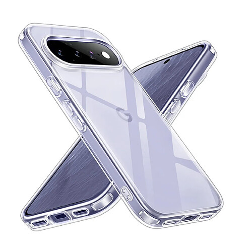 Htdmobiles Coque pour Google Pixel 11 / 11 Pro - housse etui silicone gel fine + film ecran - TRANSPARENT TPU