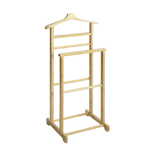 Pegane Valet de chambre Valet de nuit en bambou massif coloris naturel