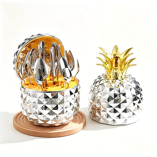 ByteLike Ménagère inox 24 pièces