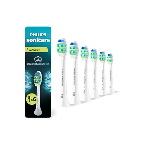 Philips Sonicare InterCare HX9006/87 - Têtes de brosse - Blanc - Lot de 6