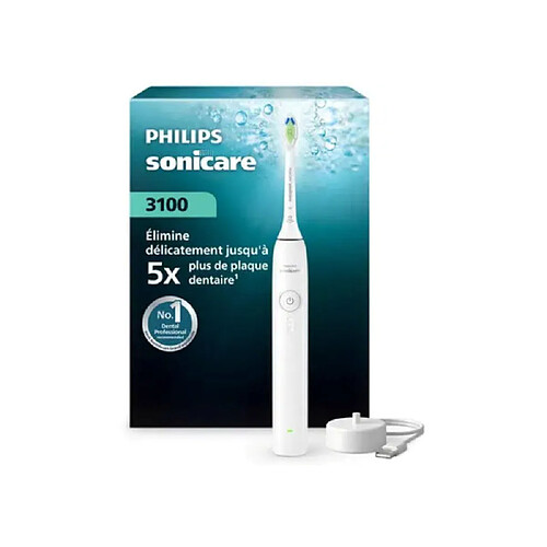 Philips Sonicare 3100 HX4031/21 - Brosse à ultrasons Rechargeable - Blanc