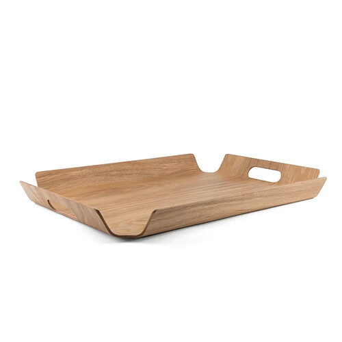 Bredemeijer Natural - Plateau de service en bois taille XL