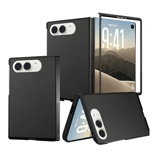 Htdmobiles Coque pour Apple iPhone Duo - housse etui rigide avant et arriere - NOIR