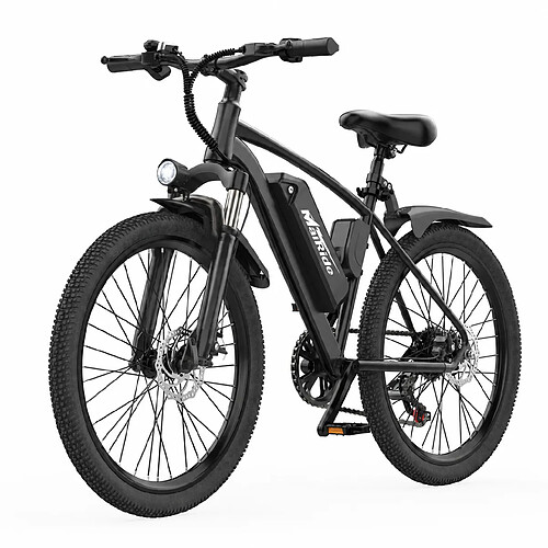Aairsk Vélo Électrique 26" Mairide Q7, 36V 10Ah, 7 Vitesses, Noir