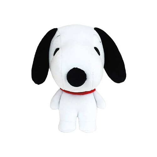 Jemini Kid'Collect Snoopy en peluche 12 cm - Blanc, oreilles noires, collier rouge