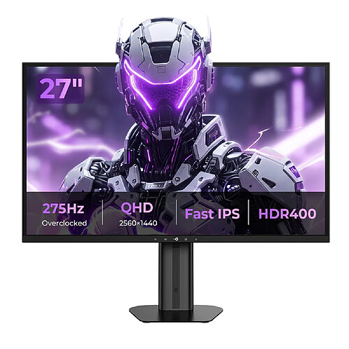 Écrans PC Gaming TITAN ARMY KF271S PLUS – Dalle plate 16:9 Fast IPS QHD 240 Hz (OC 275 Hz)