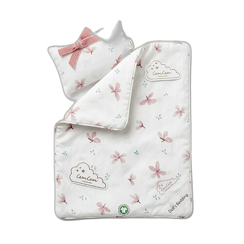 ich-zapfe Ensemble de literie pour poupée CamCam Copenhagen « Butterfly »