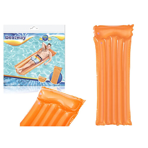 Matelas gonflable de natation orange 183 x 76 cm Bestway 44013