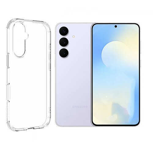 Coque transparente souple silicone pour Samsung Galaxy S26 FE 5G 6.7"- Visiodirect